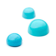 Turquoise, round cabochon