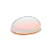 Hvid opal, oval cabochon, 16,00 x 12,00 mm