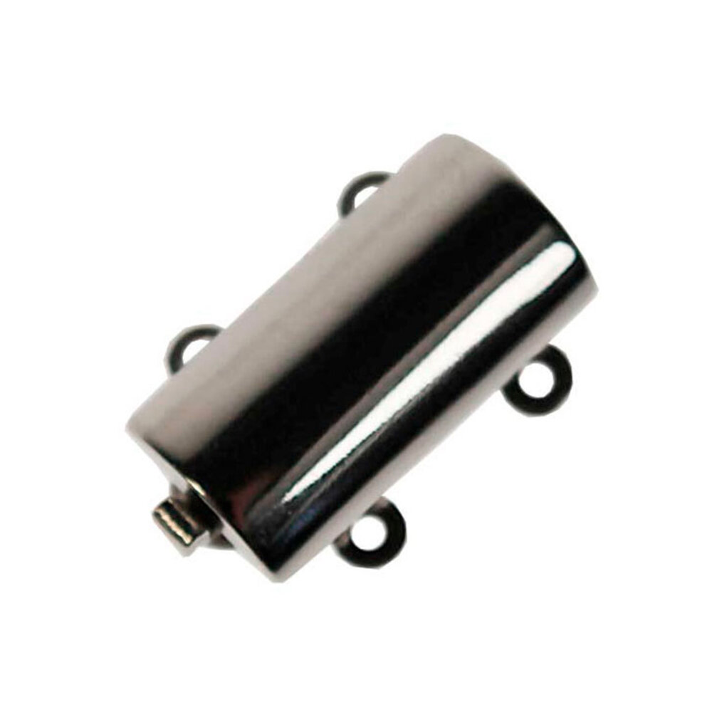 Polished jewelry clasp 925/-, 2 chain rows 