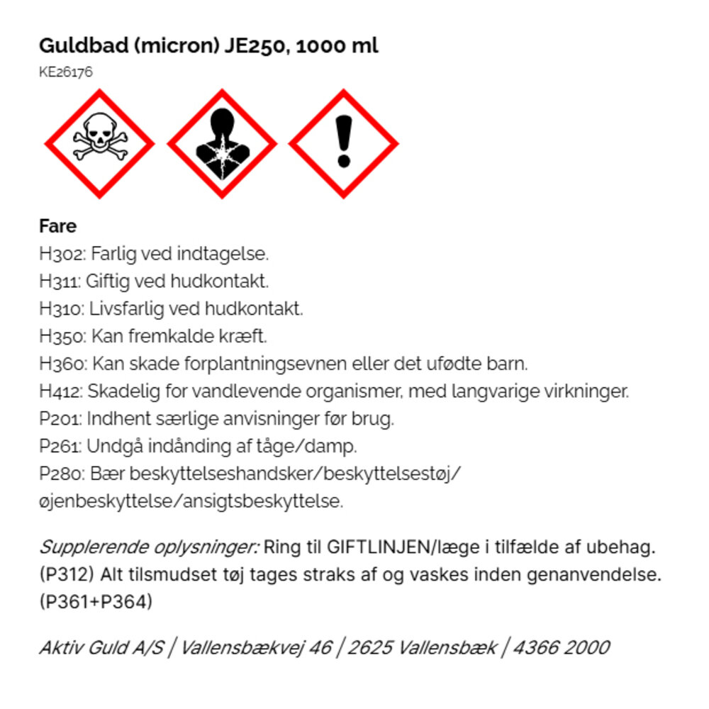 Guldbad JE250 (Micron), Jentner 