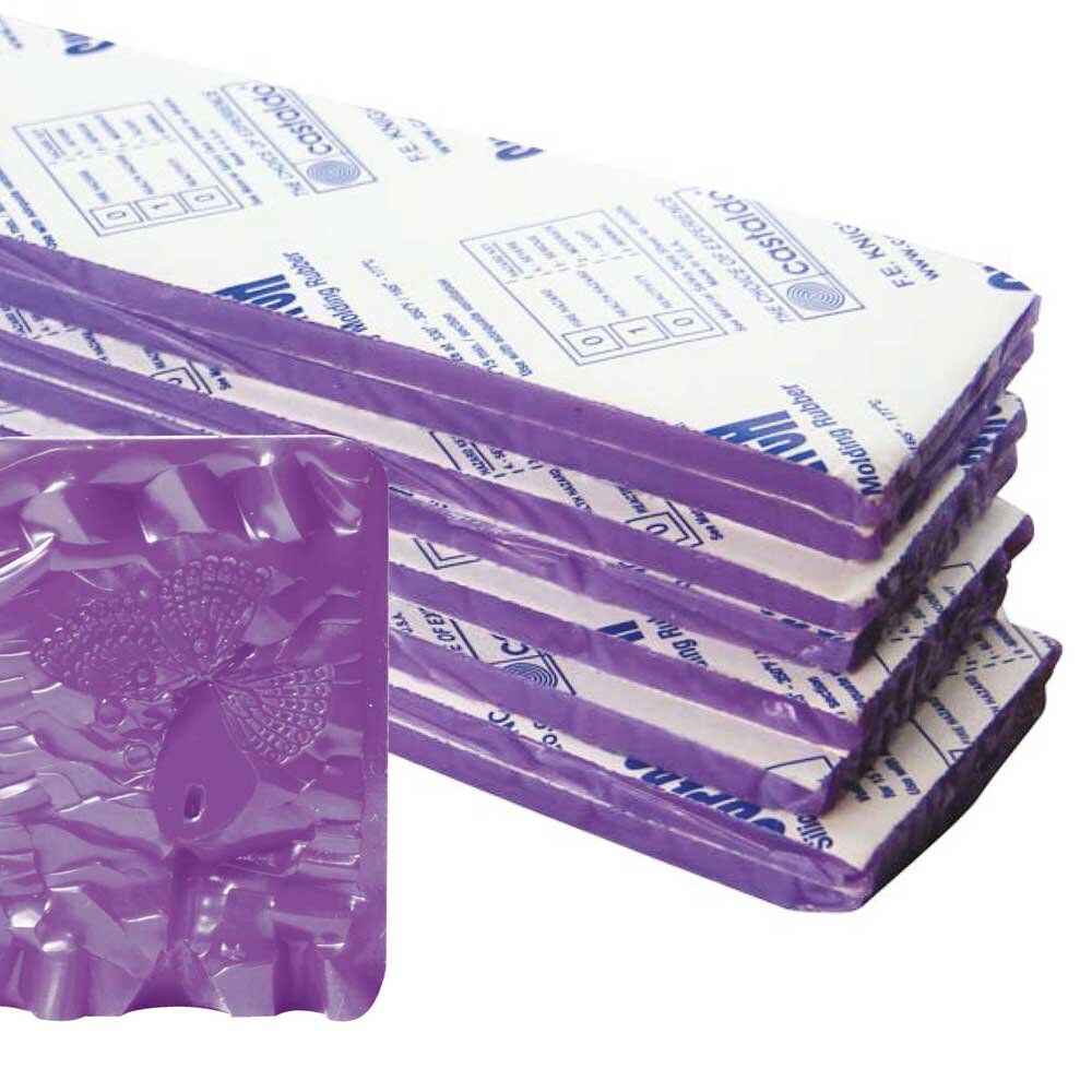 SuperStretch silicone jewelry molding rubber, high elastic strips, Castaldo 