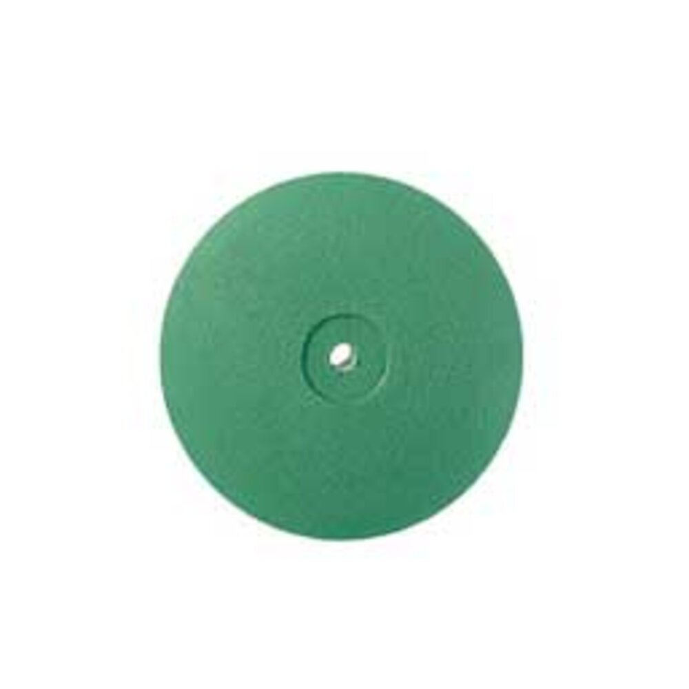 Green rubber wheel (coarse) – Perfect high-gloss polishing of precious metals 