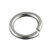 Round jump ring 585/- white gold