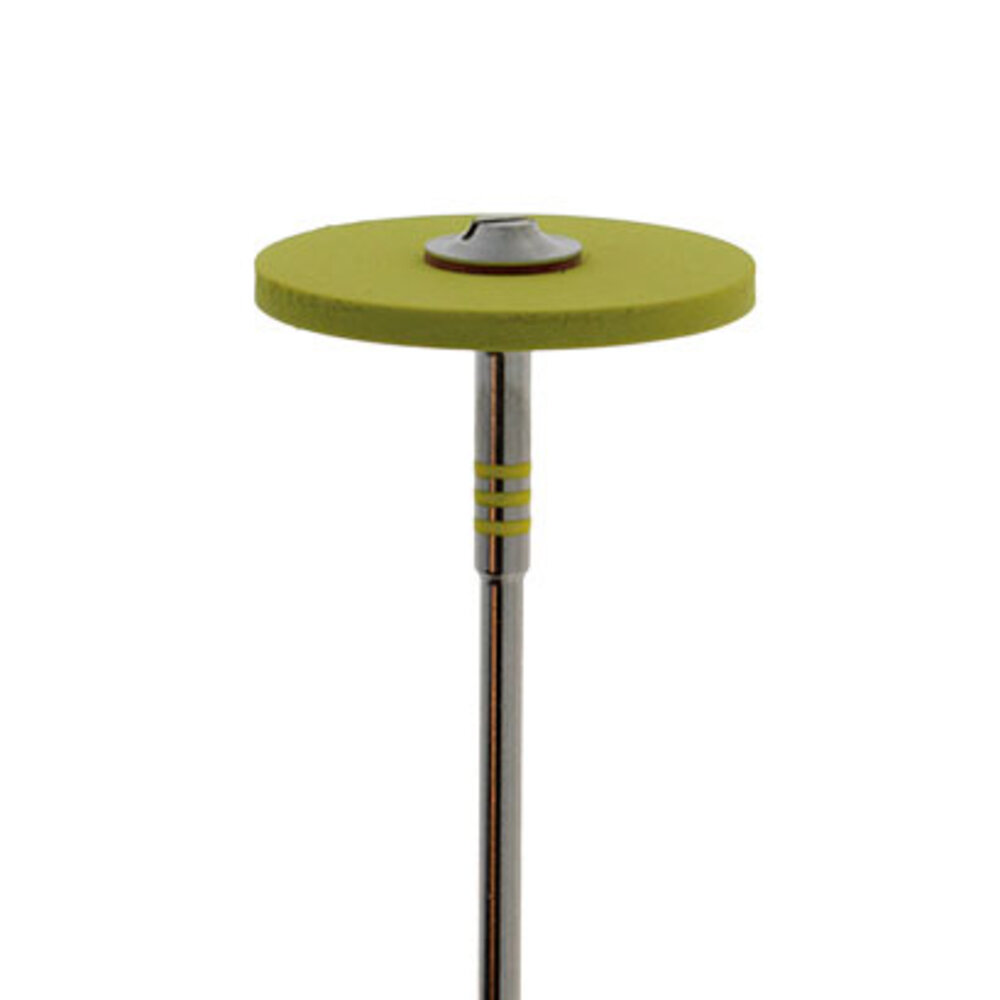 Yellow diamond polishing wheel, CeraGloss hp – high-gloss polishing 