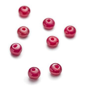 Ruby, rondelle, Ø 4.90 mm