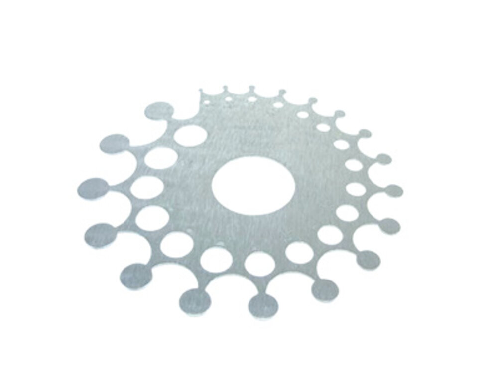 Stone gauge in aluminium – Measure in both mm and carat 