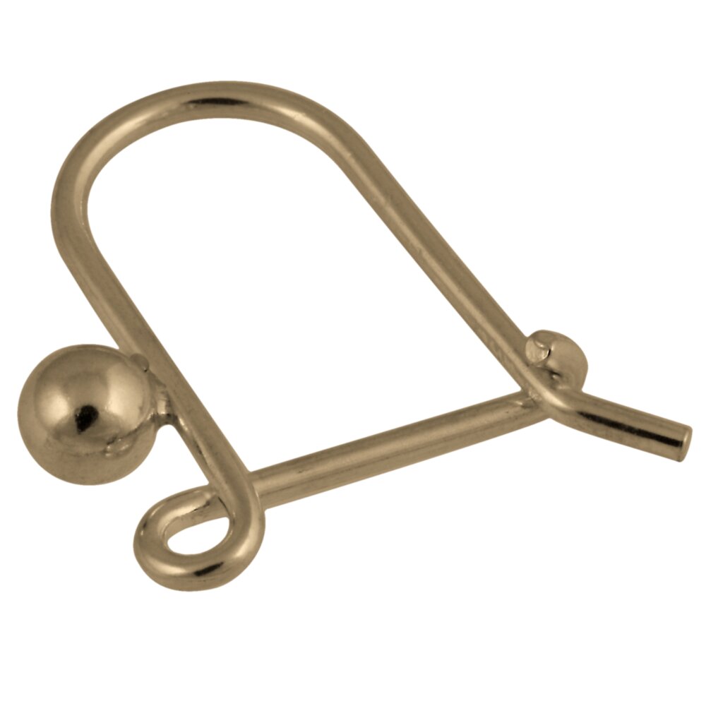 Earwire with bead and jump ring 333/-  