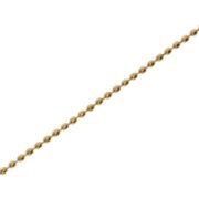 Oval ball 750/- yellow gold