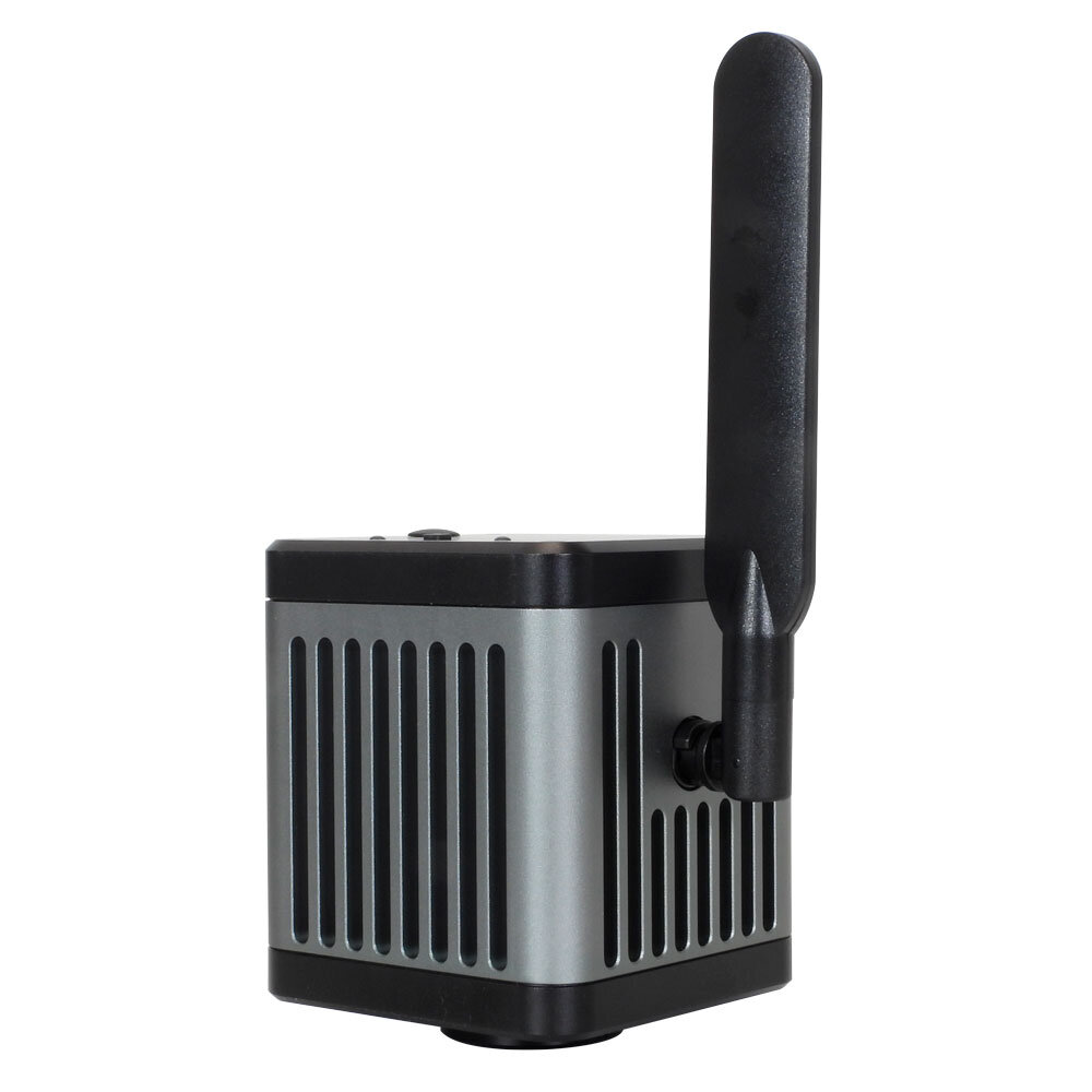 Microscope, Meiji EMZ-8TRH trinocular eyepiece incl. WiFi camera and 0.50x lens 