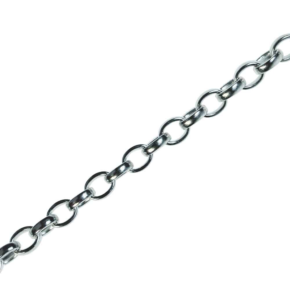 Ærtekæde oval 925/- 