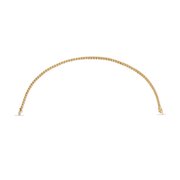 Tennis bracelet set with 91 brilliant-cut diamonds, 750/-