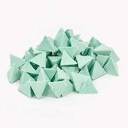 OTEC PM10 mint green/x-fine plastic grinding chips, pyramid, 10 mm 