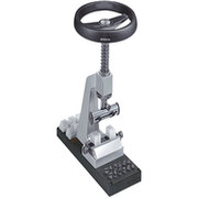 Watch case opener tool / swing press