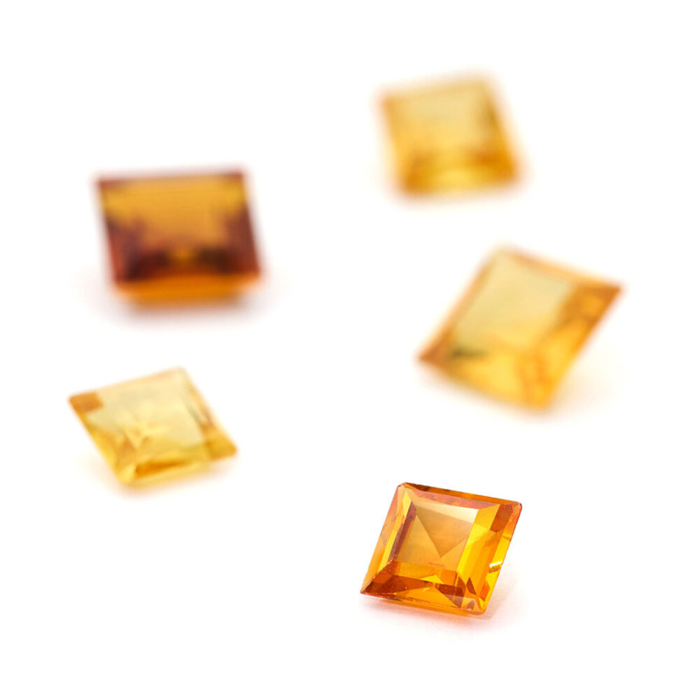 Synthetic danburite, square 