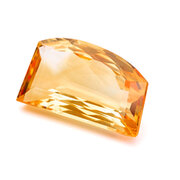 Citrine, fancy cut, 21.00 x 12.50 mm