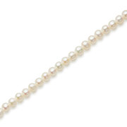 Chain with round freshwater pearls, cultured 