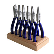 Plier set with stand, 6 pcs