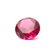 Ruby I, brilliant cut, Ø 5.10 mm