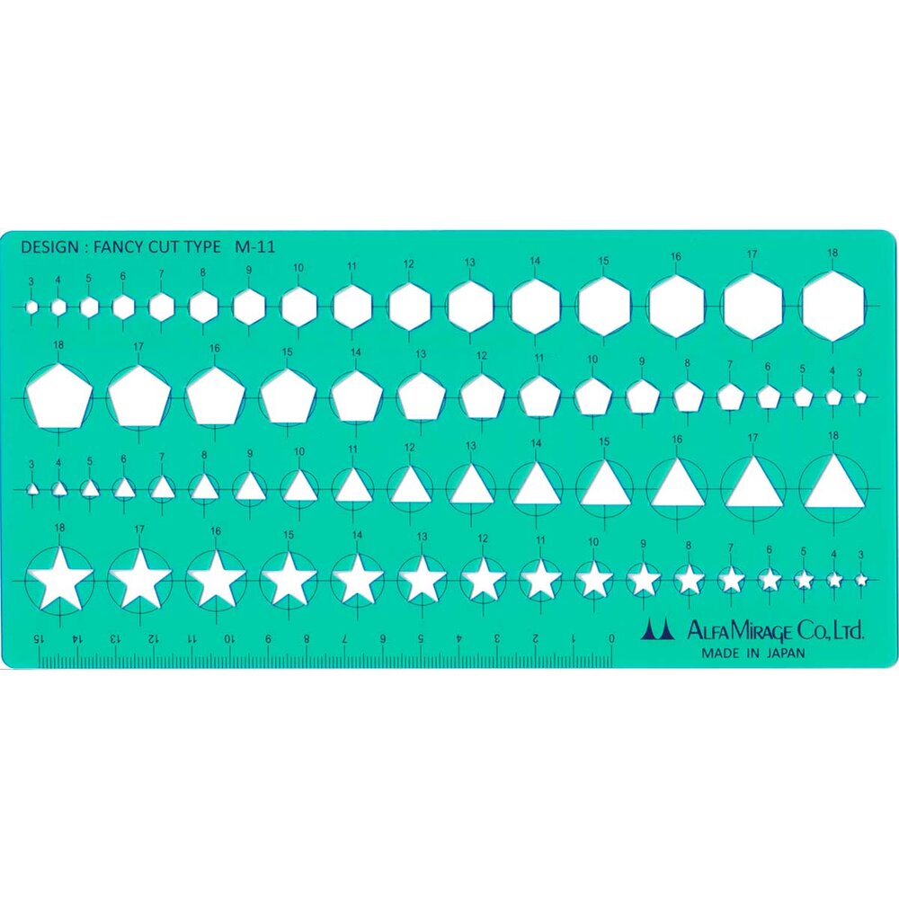 Design template No. 11, fantasy cut 