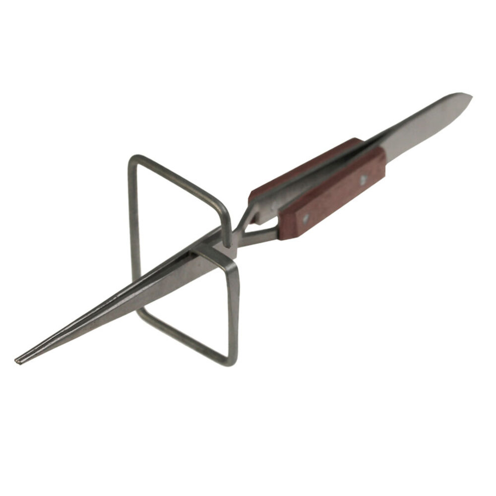 Soldering tweezers with stand 