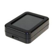 Sales Box, Black Plastic/Black Insert, large - 85 x 65 x 25 mm