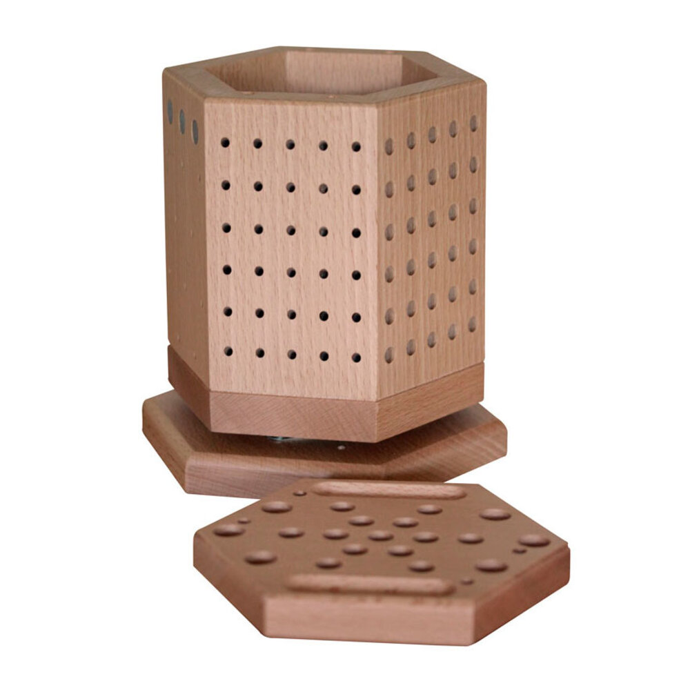 Storage carousel for cutters, beechwood 