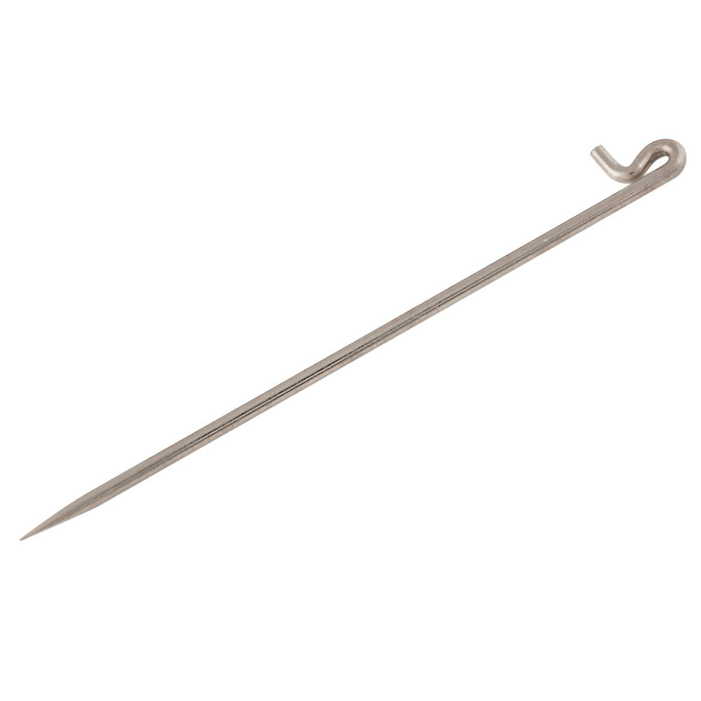 Nysilver broschnål med böjning 