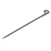 Brooch pin, flat end, new silver