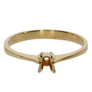 Ring with 4 prongs 585/- yellow gold