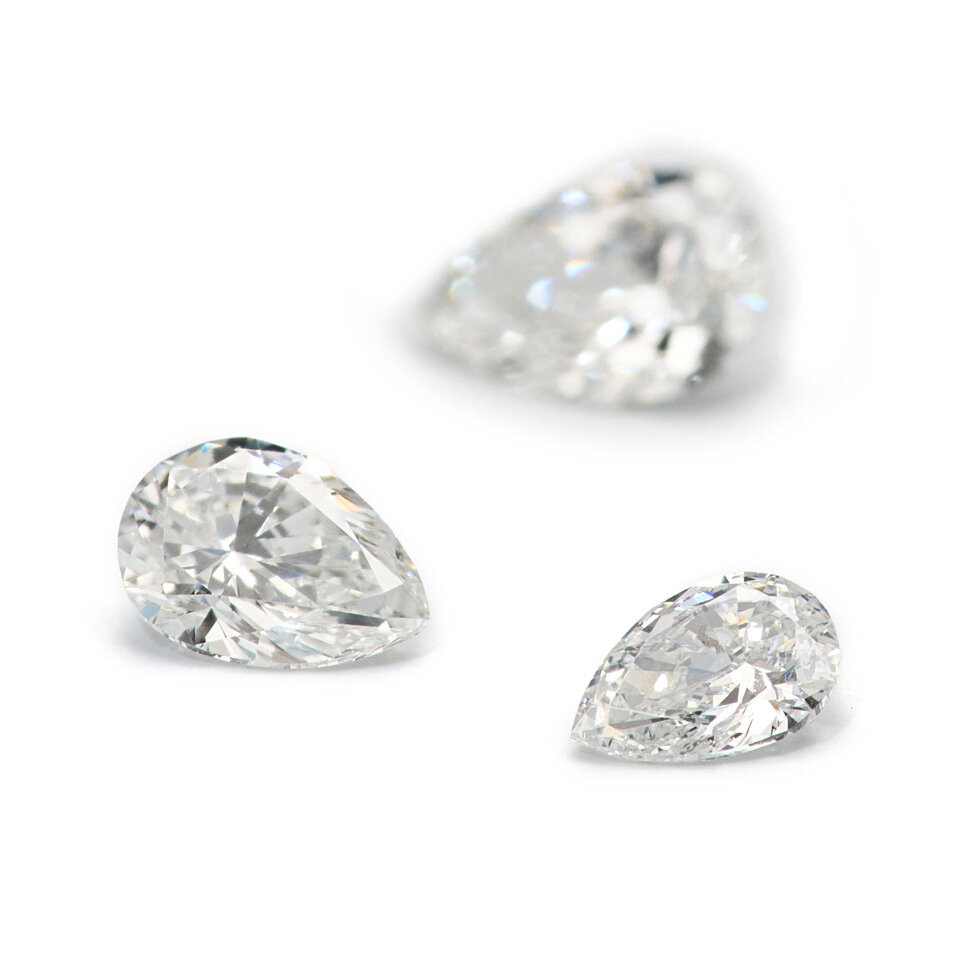 Dråbeformede diamanter