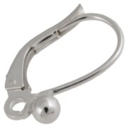 Brisyr med kula och öppen ögla 925/- 