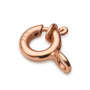 Spring ring with bolt 750/- red gold
