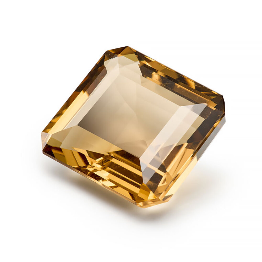 Røgkvarts, oktogon, 19,00 x 12,00 mm 