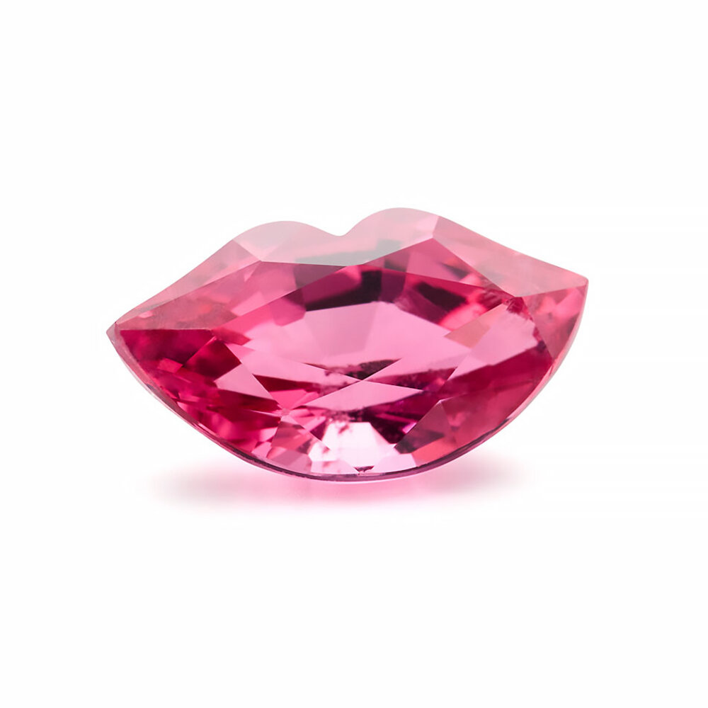 Pink spinel, læber, 8,80 x 5,00 mm  