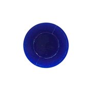 Filvax, blå - rund, massiv