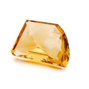 Citrine, fancy cut, 19.50 x 15.00 mm 
