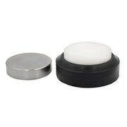 Flakjern stål og nylon i gummibase, Ø 75 mm, Durston