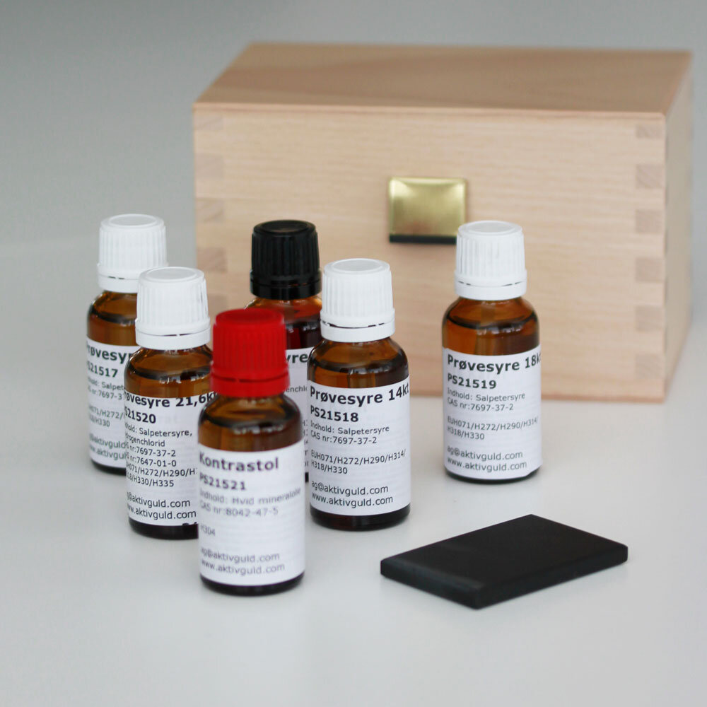 Testing kit - gold and silver 