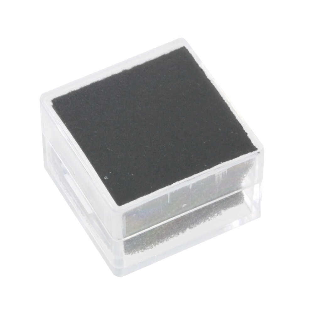 Display indsats, sort fyld, 2,5 x 2,5 cm 