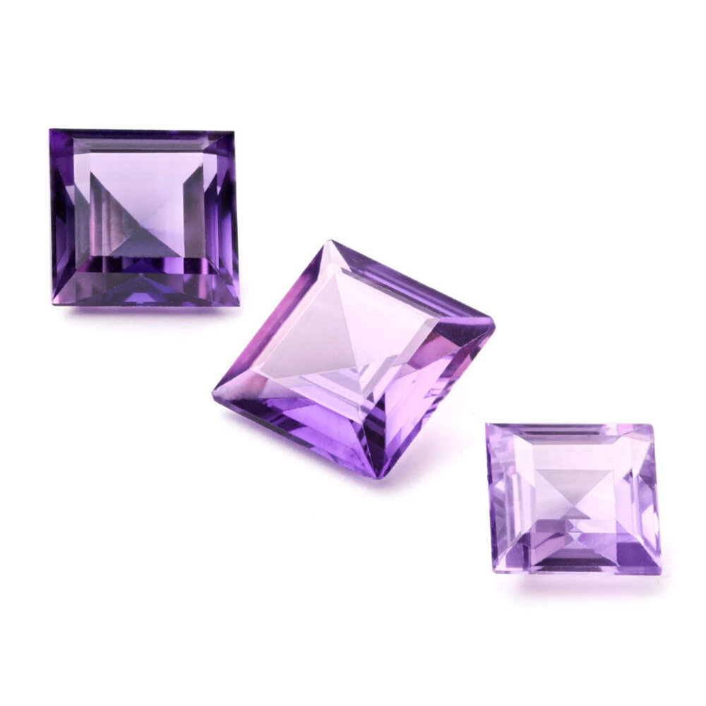 Synthetic kunzite, square 