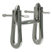 Kaiser studs 585/- white gold