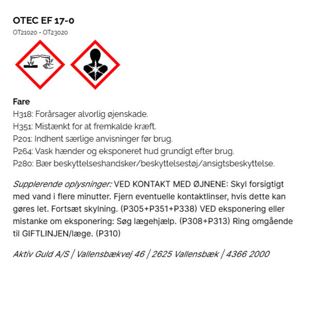 Whitegold Mediaset EF 17-0 + LFPP3, OTEC 