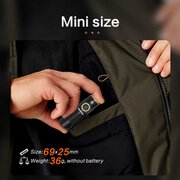Mini LED Flashlight 1200 lm – incl. USB-C cable