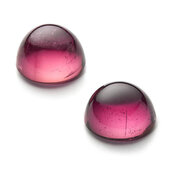 Tourmaline, pink, round cabochon