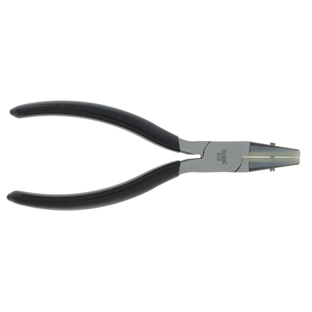 Flat nose plier with nylon jaws, 135 mm 