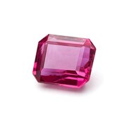 Rubin, octagon, 3,70 x 3,20 mm