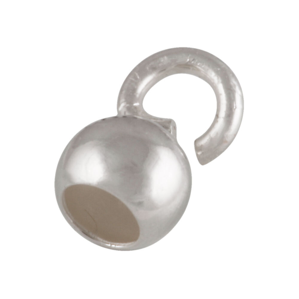 Capsule with a small open jump ring 925/- 