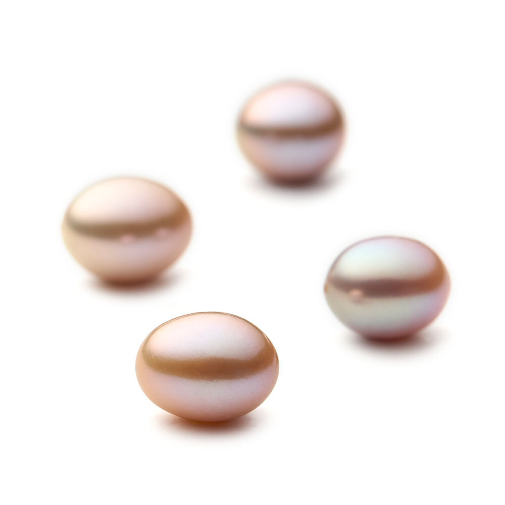 Drop-shaped freshwater pearls, cultured, 8.00-8.50 mm  