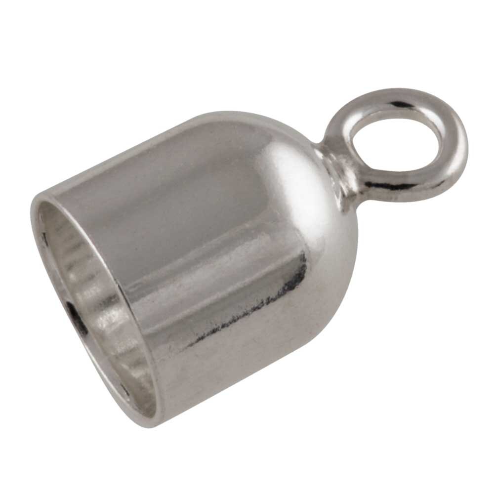 End cap with jump ring 925/- 