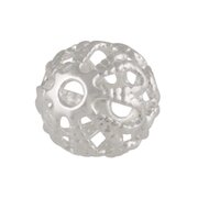 Rondelle-shaped bead with lace pattern 925/-